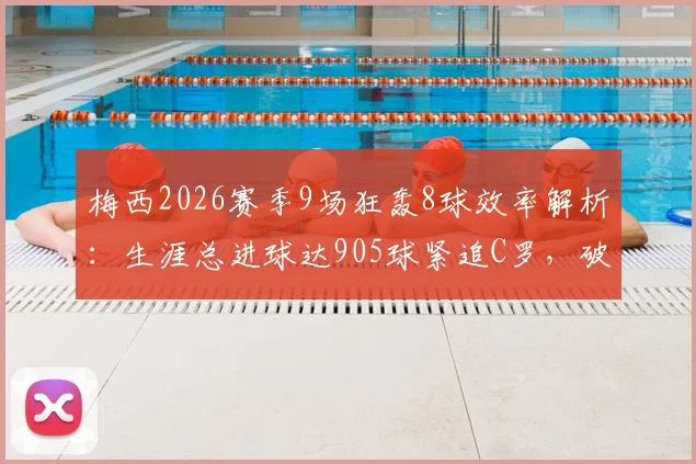 梅西2026赛季9场狂轰8球效率解析：生涯总进球达905球紧追C罗，破千球里程碑还要多久？
